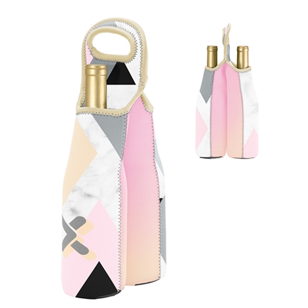 High quality neoprene wine carrier that holds two 750ml bottles with... from ASI 74710 Numo / NUMO