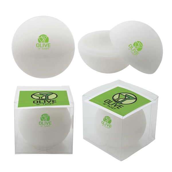 Ice sphere made of FDA approved silicone with a customized instruction... from ASI 62190 Illini