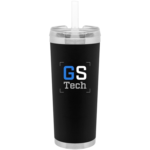 24 oz double wall 18/8 stainless steel thermal tumbler with copper... from ASI 51197 ETS Express, LLC