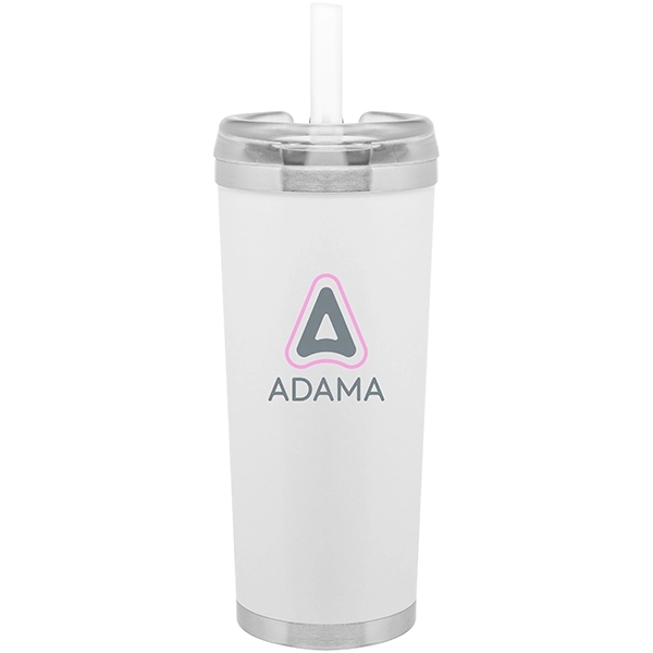 24 oz double wall 18/8 stainless steel thermal tumbler with copper... from ASI 51197 ETS Express, LLC
