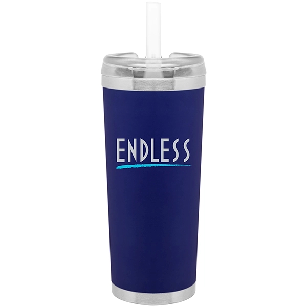 24 oz double wall 18/8 stainless steel thermal tumbler with copper... from ASI 51197 ETS Express, LLC