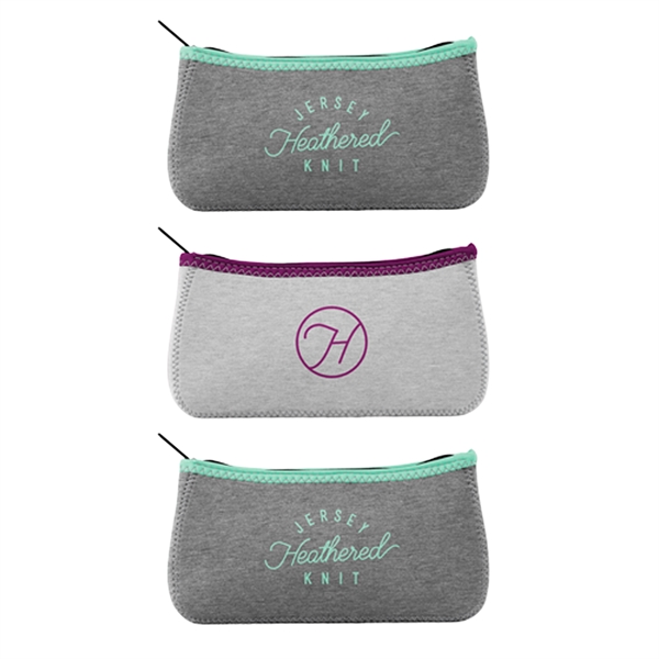 High quality neoprene pouch with a zipper closure that's covered in... from ASI 74710 Numo