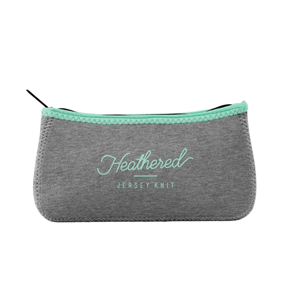 High quality neoprene pouch with a zipper closure that's covered in... from ASI 74710 Numo