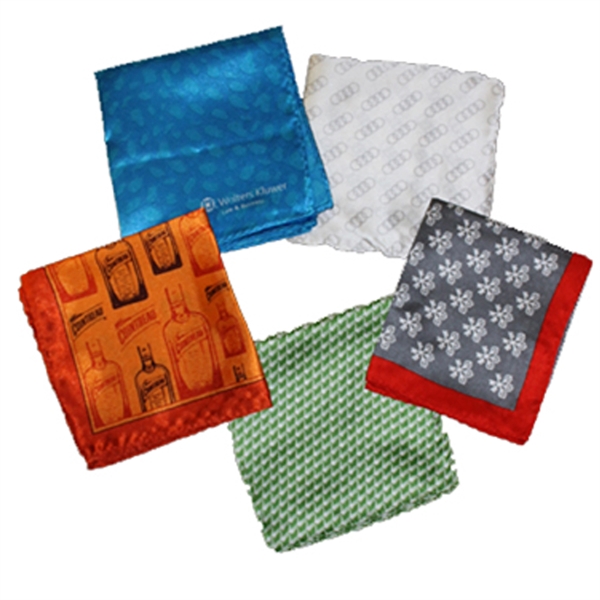 Custom Poly Pocket Square... from ASI 98085 Wolfmark