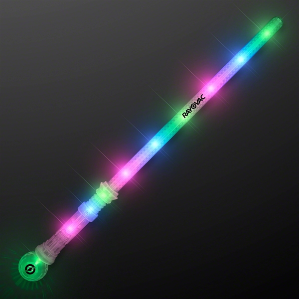 Blank or imprinted. Electric Glow LED Staff Space Swords.... from ASI 34194 ALightPromos / Alight Promotional Products