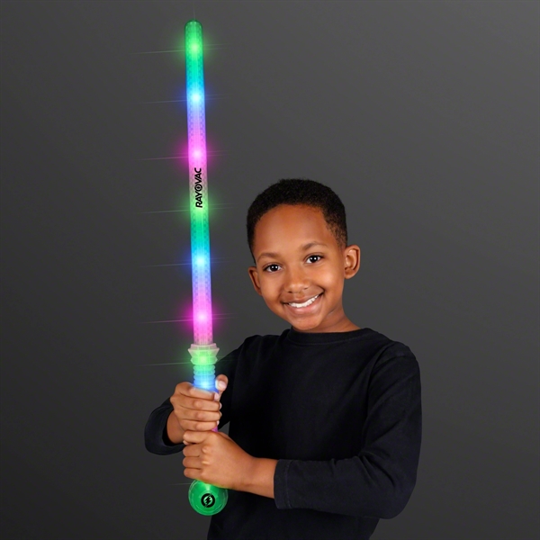 Blank or imprinted. Electric Glow LED Staff Space Swords.... from ASI 34194 ALightPromos / Alight Promotional Products