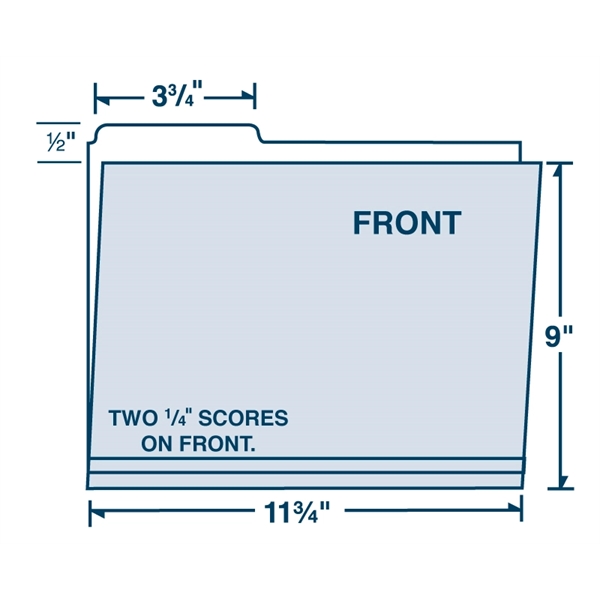 File folder with tab.... from ASI 32050 Admore / Admore®