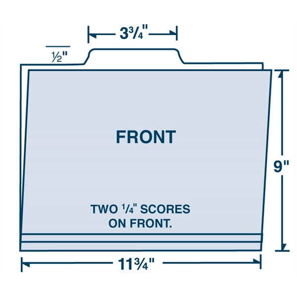 File folder with choice of tab position.... from ASI 32050 Admore / Admore®