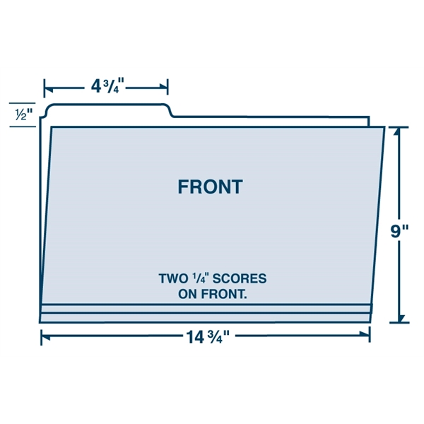 File folder with tab... from ASI 32050 Admore / Admore®