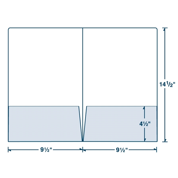 Legal size presentation folder with rounded corners, two 4-1/2" pockets, measures... from ASI 32050 Admore / Admore®