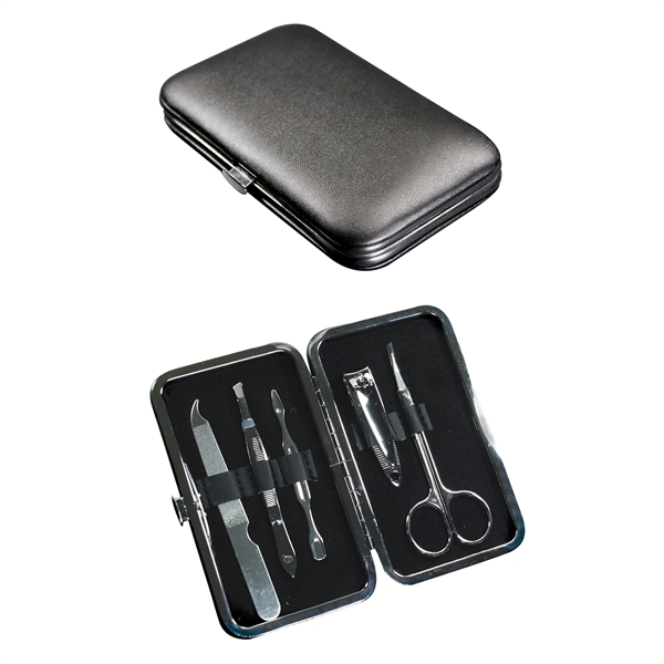 This 5 piece carbon steel manicure set includes: a nail file,... from ASI 34800 Alstar Creations / Alstar Line