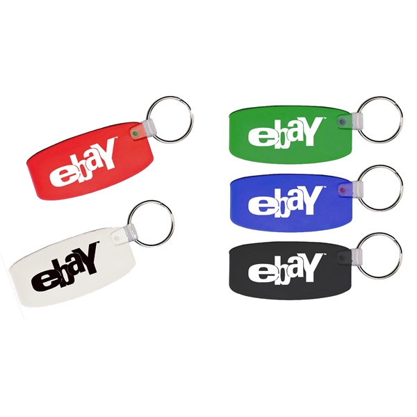 Oval Shape PVC Key Holder... from ASI 74585 Nu Promo International / Nu Promo Line