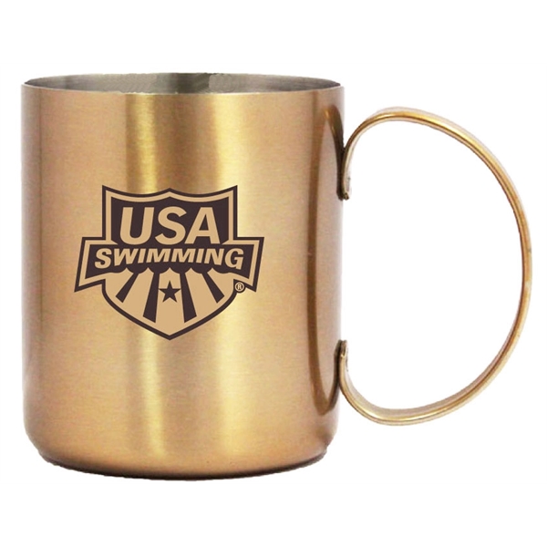 12 oz Moscow mule mug, stainless steel with copper coating.... from ASI 36988 Artek USA Inc