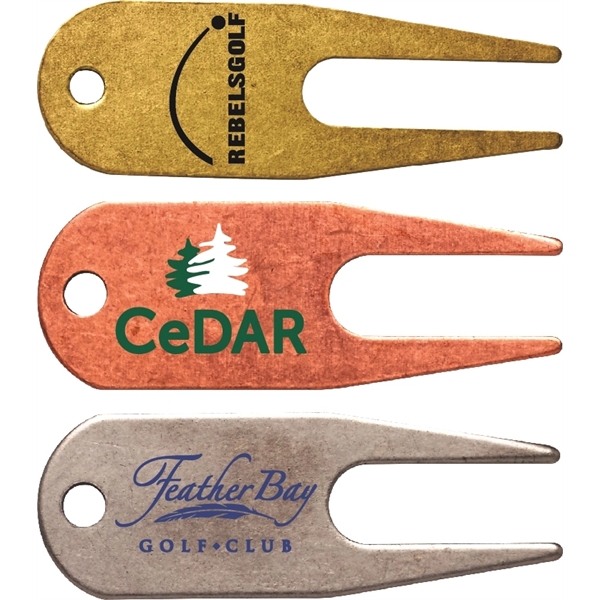 Round Top Flat Divot Tool Includes:  Antique Bronze, Antique Copper... from ASI 69240 MasterCast LTD / MasterCast