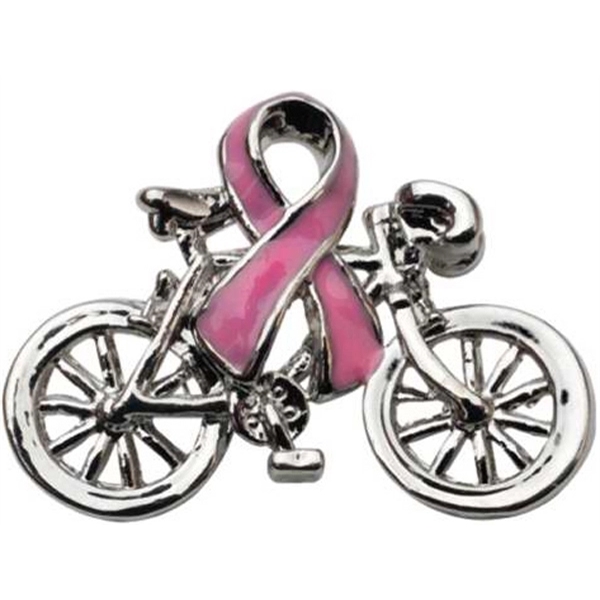 Exclusive bicycle design with an awareness ribbon in the middle.... from ASI 69240 MasterCast LTD / Amcraft