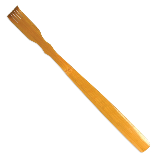1.25"H x 18.5"W x 0.25"D back scratcher made of bamboo with... from ASI 54040 Fey Promo / Mi Line by Fey