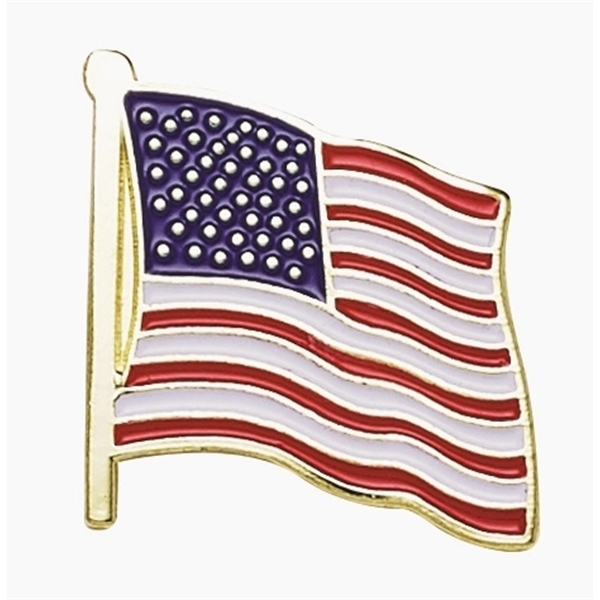 Our Standard 3/4" size American Flag Lapel Pin.... from ASI 69240 MasterCast LTD / MasterCast