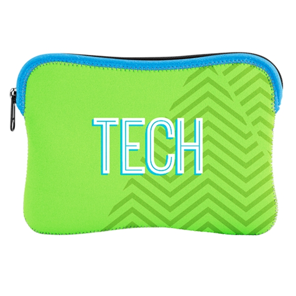 High quality neoprene iPad sleeve four color process with zipper closure.... from ASI 74710 Numo / NUMO