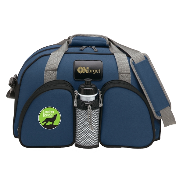 Duffel bag with large zippered main compartment, two front zip pockets,... from ASI 86565 Seville Gear