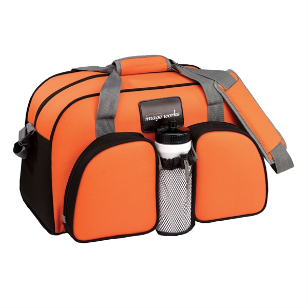 Duffel bag with large zippered main compartment, two front zip pockets,... from ASI 86565 Seville Gear