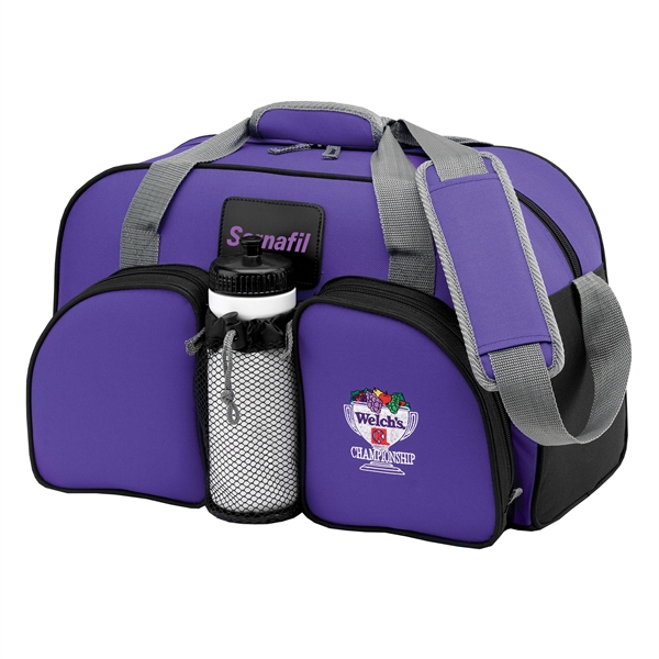 Duffel bag with large zippered main compartment, two front zip pockets,... from ASI 86565 Seville Gear