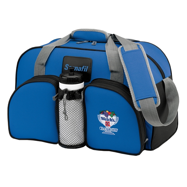 Duffel bag with large zippered main compartment, two front zip pockets,... from ASI 86565 Seville Gear