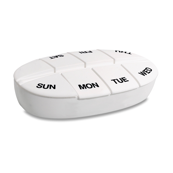 2.5"H x 4"W x 0.87"D  pillbox with eight separate compartments;... from ASI 54040 Fey Promo / Mi Line by Fey