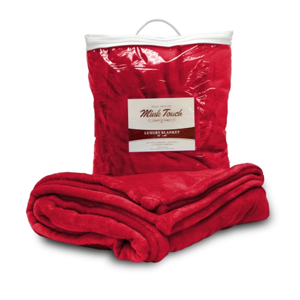 Luxewood Mink Touch Blanket made with 300gsm faux mink fabric providing... from ASI 30112 ACE Products / Ace Line