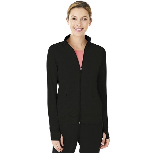 Women's 100% polyester Tru Fitness jacket with zippered front, moisture wicking... from ASI 44620 Charles River Apparel