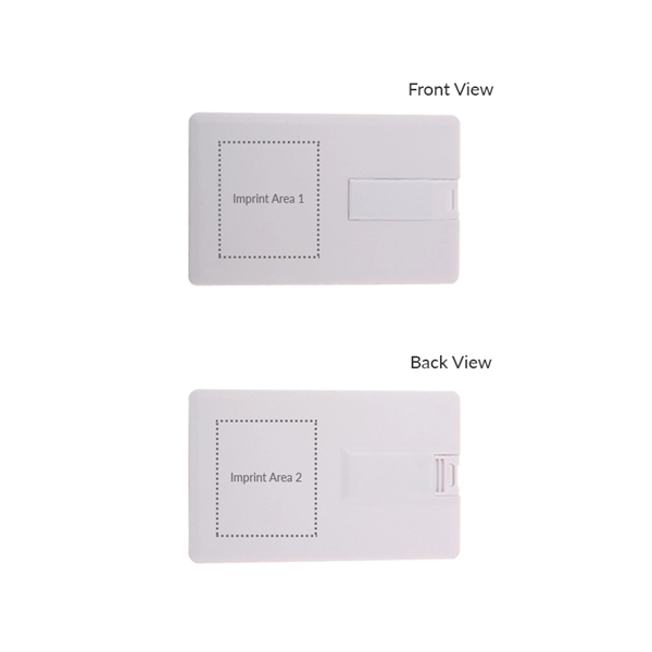 USB 3.0 flash drive shaped like a credit card with a... from ASI 37218 Athena Promo (tm)