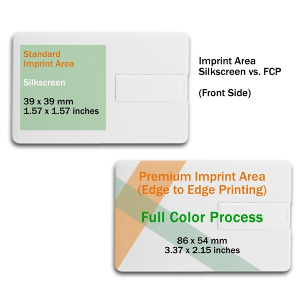 USB 3.0 flash drive shaped like a credit card with a... from ASI 37218 Athena Promo (tm)