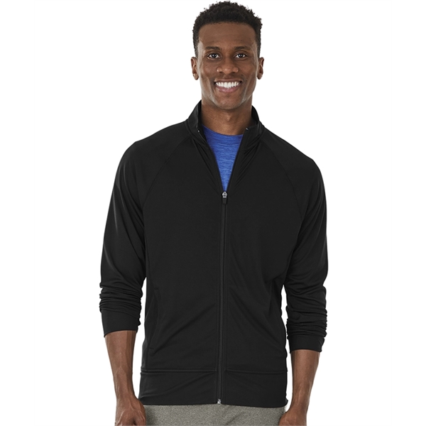 Men's 100% polyester Tru Fitness jacket with zippered front, moisture wicking... from ASI 44620 Charles River Apparel