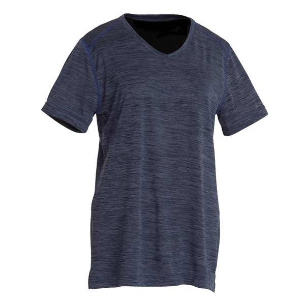 Women's performance t-shirt with moisture-wicking technology, made from 100% polyester.... from ASI 44620 Charles River Apparel