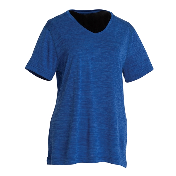 Women's performance t-shirt with moisture-wicking technology, made from 100% polyester.... from ASI 44620 Charles River Apparel