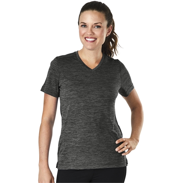 Women's performance t-shirt with moisture-wicking technology, made from 100% polyester.... from ASI 44620 Charles River Apparel
