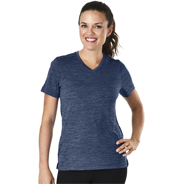 Women's performance t-shirt with moisture-wicking technology, made from 100% polyester.... from ASI 44620 Charles River Apparel