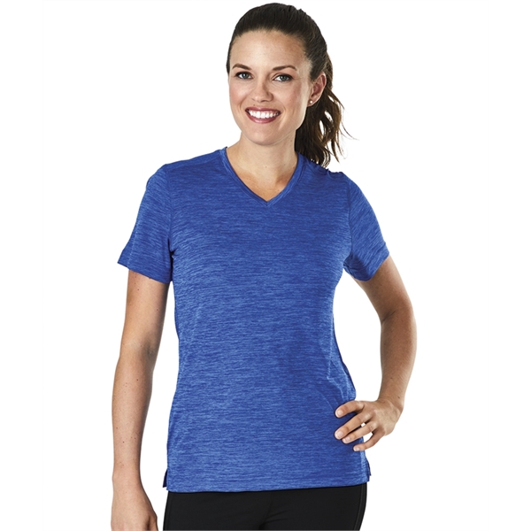Women's performance t-shirt with moisture-wicking technology, made from 100% polyester.... from ASI 44620 Charles River Apparel