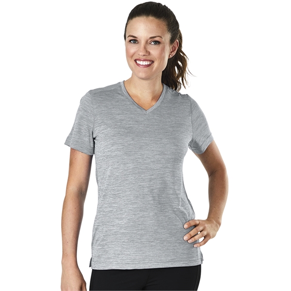 Women's performance t-shirt with moisture-wicking technology, made from 100% polyester.... from ASI 44620 Charles River Apparel