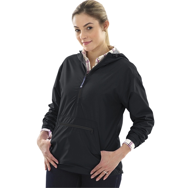 Women's wind- and water-resistant quarter-zip pullover, made from Softex polyester with... from ASI 44620 Charles River Apparel