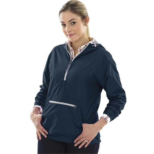 Women's wind- and water-resistant quarter-zip pullover, made from Softex polyester with... from ASI 44620 Charles River Apparel