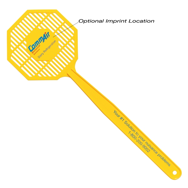 4-1/16"H x 13"W x 11/32"D fly swatter that's shaped like a... from ASI 54040 Fey Promo / Fey Mi Line by Fey