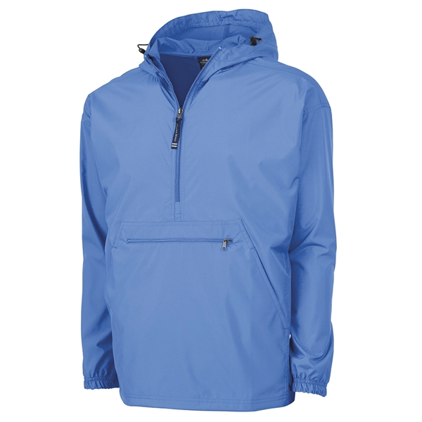 Wind and water-resistant pullover with an extended zipper.... from ASI 44620 Charles River Apparel
