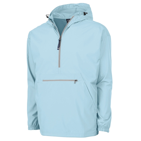 Wind and water-resistant pullover with an extended zipper.... from ASI 44620 Charles River Apparel