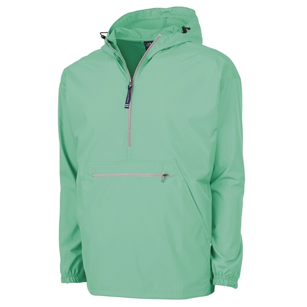 Wind and water-resistant pullover with an extended zipper.... from ASI 44620 Charles River Apparel
