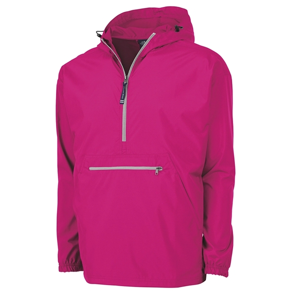 Wind and water-resistant pullover with an extended zipper.... from ASI 44620 Charles River Apparel
