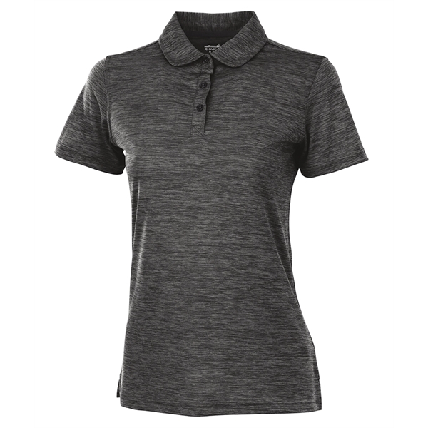 Women's performance polo with moisture-wicking technology, made from 100% polyester.... from ASI 44620 Charles River Apparel