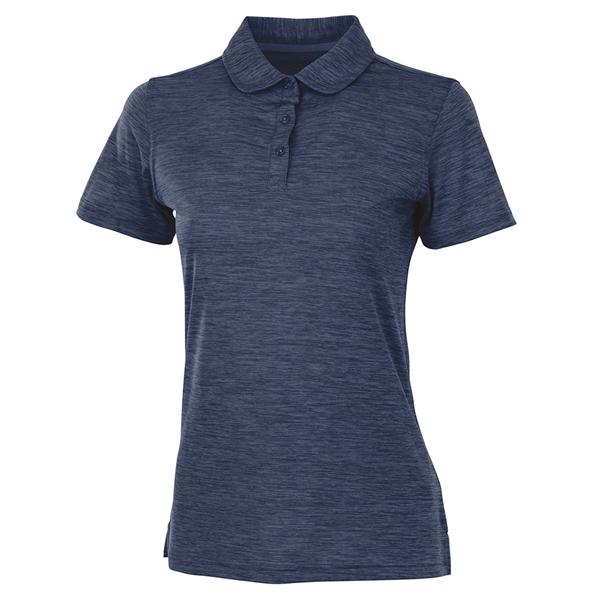 Women's performance polo with moisture-wicking technology, made from 100% polyester.... from ASI 44620 Charles River Apparel