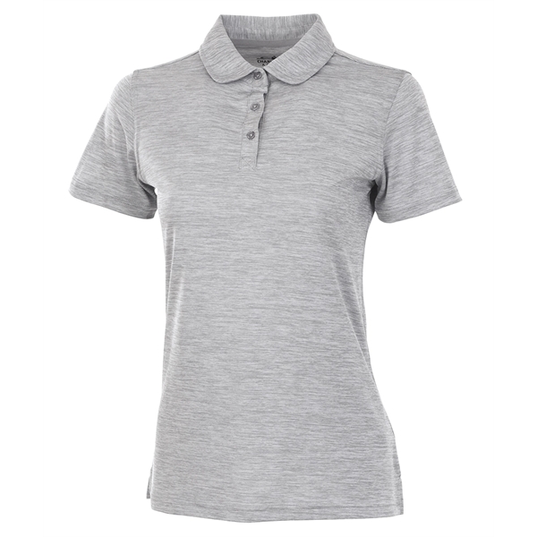 Women's performance polo with moisture-wicking technology, made from 100% polyester.... from ASI 44620 Charles River Apparel