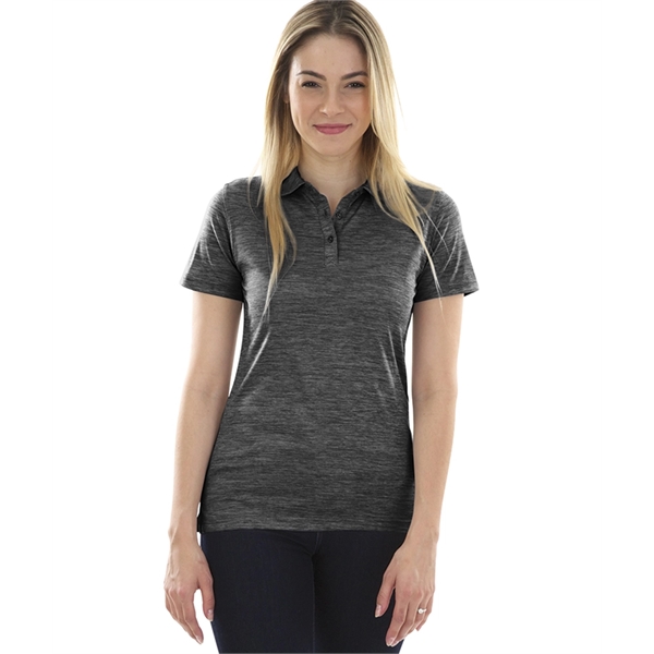 Women's performance polo with moisture-wicking technology, made from 100% polyester.... from ASI 44620 Charles River Apparel