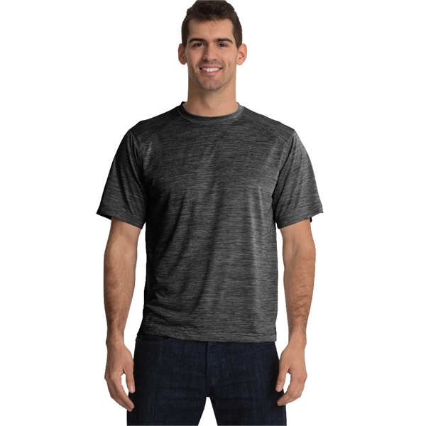 Men's crewneck performance t-shirt with moisture-wicking technology, made from 100% polyester.... from ASI 44620 Charles River Apparel